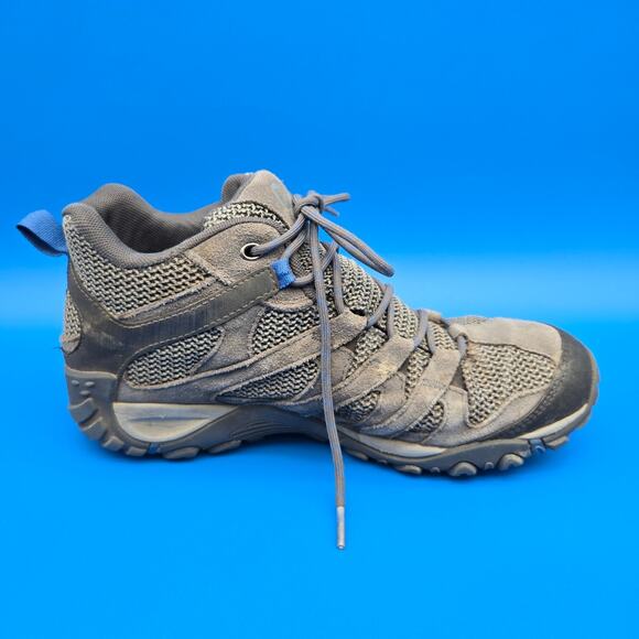 Merrell Alverstone Mid Waterproof Hiking Boots Mens 9 Gray Blue main image 7